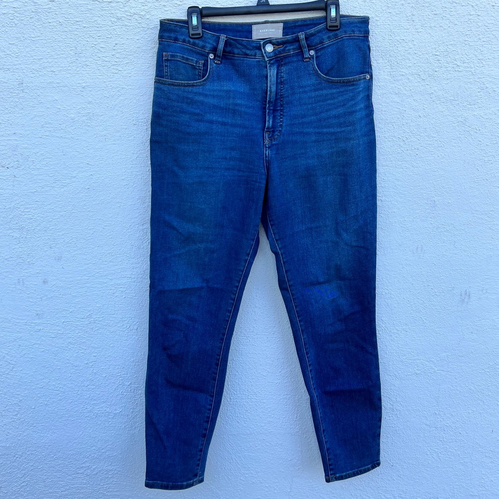 Everlane curvy high rise authentic stretch skinny jeans